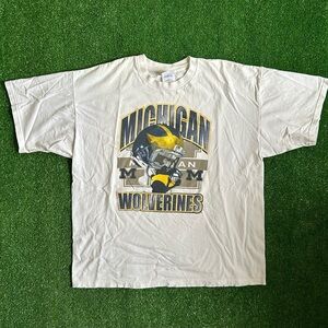 Vintage U of M Wolverines Michigan Football Tee